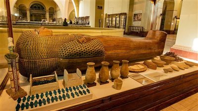 المتحف المصري بالتحرير يعرض تابوتا للملكة أحمس ميريت آمون | صور 