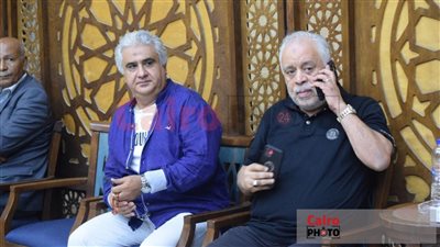 20 صورة من عزاء الفنان أحمد قنديل بحضور نجوم الفن 