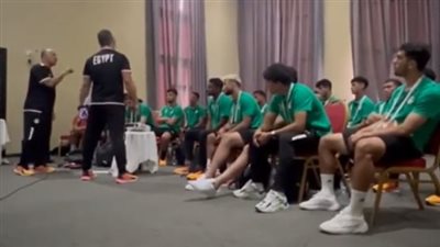 كأننا 22 لاعبا.. كلمة ميكالي التحفيزية للاعبي منتخبنا قبل مباراة الصعود لأولمبياد باريس