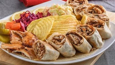 أسهل طريقة عمل شاورما الفراخ السوري في البيت