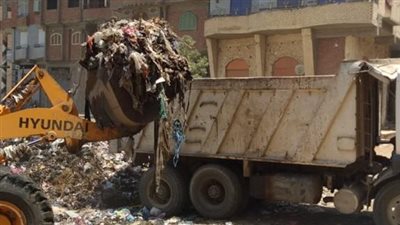 رفع 80 طن مخلفات بأبو النمرس في الجيزة