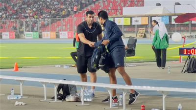 إيهاب عبد الرحمن يحصد ذهبية رمي الرمح بدورة الألعاب العربية