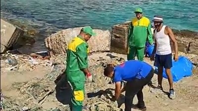 الحفاظ على البيئة تطلق حملة لتنظيف شاطئ الغردقة بعد واقعة إلقاء الزجاج المكسور| بث مباشر 