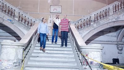 أُنشئت في 1876 وشهدت محاكمة ريا وسكينة.. مدير آثار الإسكندرية يتفقد ترميم محكمة سراي الحقانية 