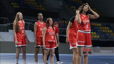 منتخب مصر للسلة آنسات يخوض مرانه بصالة حسن مصطفى استعدادًا لكأس العالم 