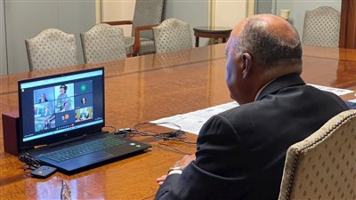 سامح شكري يترأس الاجتماع الأول لإطلاق مجموعة قادة الأعمال لمؤتمر COP27