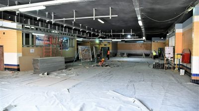 النقل: تقدم الأعمال بمحطة جامعة الدول العربية ضمن أعمال الجزء الثالث 3C 