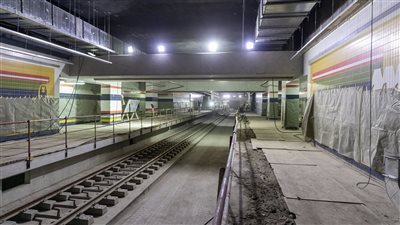 هيئة الأنفاق: تقدم الأعمال بمحطة جامعة التوفيقية ضمن أعمال تطوير الخط الثالث للمترو