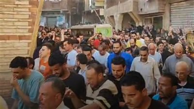 تشييع جثماني طفلين غرقًا في شاطئ بورسعيد بمسقط رأسهما بالدقهلية 