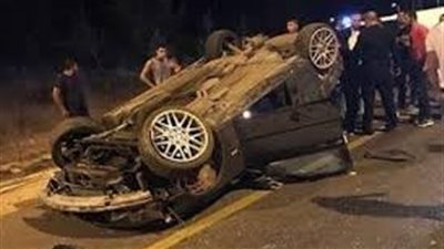 إصابة 3 أشخاص بينهم أخ وأخته في انقلاب سيارة غرب الأقصر 