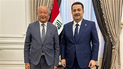 نجيب ساويرس يلتقي رئيس الوزراء العراقي ويعلن تدشين مشروع استثماري عملاق
