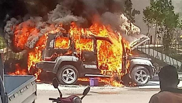 جانب من الحريق