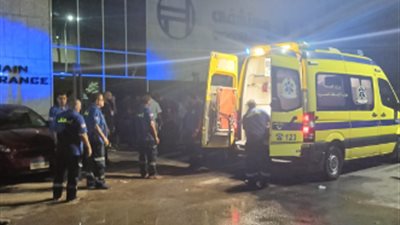 9 سيارات إطفاء للسيطرة على حريق مستشفى رسالة بالدقى