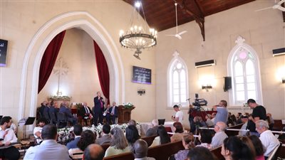 رئيس الإنجيلية يشهد تنصيب القس يسري إبراهيم راعيًا لكنيسة سراي بالإسكندرية