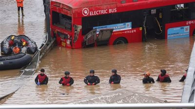 أمطار كوريا الجنوبية.. ارتفاع عدد الضحايا لـ 35 شخصا