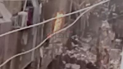 انفجار تكييف يتسبب في حريق شقة سكنية بترسا والحماية المدنية تحاول السيطرة