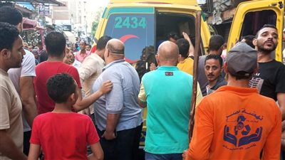 الصور الأولى لـ انهيار أجزاء من عقار في باكوس بالإسكندرية