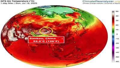 تسجيل درجة حرارة قياسية في الصين بـ 52.2 درجة مئوية