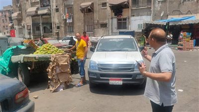 حملة مكبرة لإزالة الإشغالات بشوارع المناخ ببورسعيد| صور 