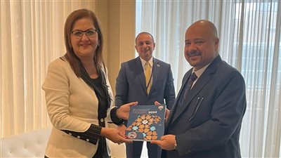 هالة السعيد تبحث سبل التعاون مع الأمين العام للمجلس الأعلى للتخطيط بالكويت