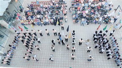 مجموعات حورس الكشفية بكنيسة العذراء الكاثوليك تحتفل بالذكرى الأربعين على تأسيسها