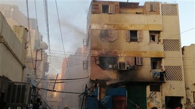 انتداب المعمل الجنائي لمعاينة حريق شقة بعقار مكون من 11 طابقا بالهرم 