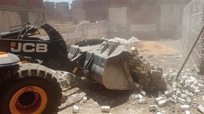 إزالة 39 حالة تعد على الأرض الزراعية خلال حملات مكثفة بمراكز المنيا