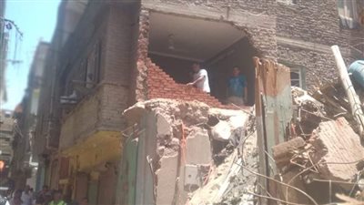 محافظة القاهرة: بدء أعمال ترميم العقارات المجاورة لعقار حدائق القبة المنهار