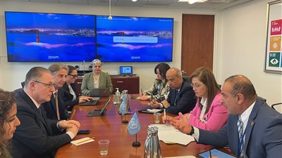 وزيرة التخطيط تبحث سبل التعاون مع المدير الإقليمي لبرنامج الأمم المتحدة الإنمائي للدول العربية