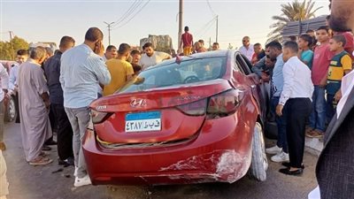 مصرع طفل وإصابة 7 أشخاص من أسرته في حادث انقلاب سيارة بالبحيرة