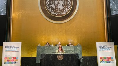 أنشطة وزيرة التخطيط خلال مشاركتها بالمنتدى السياسي رفيع المستوى للتنمية المستدامة بنيويورك
