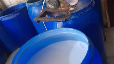 ضبط مصنع منظفات بدون ترخيص بمدينة العريش