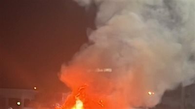 إصابة 6 أشخاص باختناق جراء حريق مصنع أخشاب في العبور 