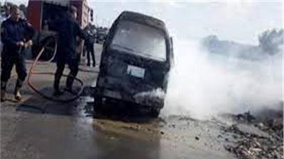 إصابة 6 أشخاص في انقلاب سيارة بالغربية 