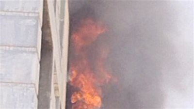 زيادة أعداد مصابي حريق العبور لـ8 أشخاص.. والحماية المدنية تسيطر على الحريق 