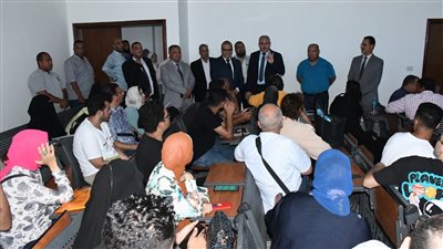 رئيس جامعة القناة يتابع بدء العمل بمكتب تنسيق جامعة الإسماعيلية الجديدة الأهلية