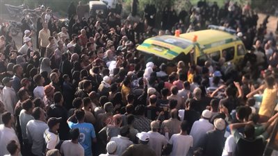 ضربته بقالب طوب.. تشييع جثمان سائق توك توك ضحية زوجة ابن شقيقه بالدقهلية