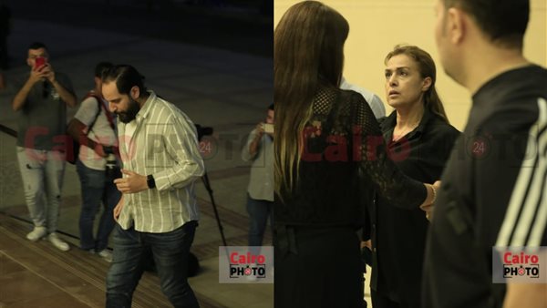 عزاء والد مي كساب