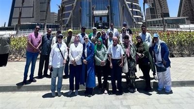 وفد من هيئة التدريس بجامعة القاهرة يزُور العاصمة الإدارية الجديدة ويتفقد معالمها