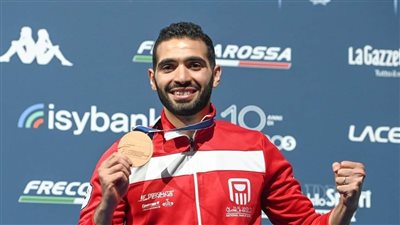 زياد السيسي: لحظة الفوز بالميدالية لا توصف ووجود زوجتي كان حافزًا لتحقيق الإنجاز