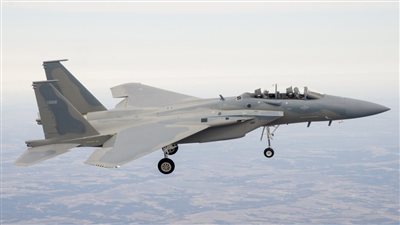 سقوط طائرة f15 مقاتلة سعودية خلال مهمة تدريبية ووفاة طاقهما 