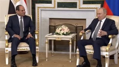 بوتين: العلاقات مع مصر حققت نجاحا كبيرا خلال السنوات الماضية