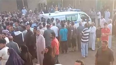 ضحية علبة السجائر.. تشييع جثمان السيدة المقتولة على يد زوجها بالدقهلية 