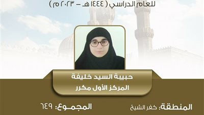 والد الأولى مكرر بالثانوية الأزهرية علمي: أولادي طب بشري وأسنان وصيدلة.. وحبيبة لم تحدد الكلية