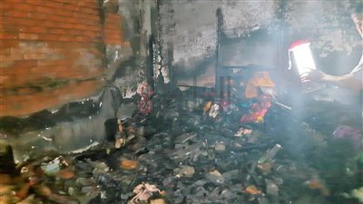 حريق هائل في شقة سكنية بسبب ماس كهربائي بالغربية