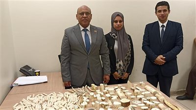 قادم من بيروت.. ضبط راكب بمطار القاهرة بحوزته 17 كيلو جرام عاج