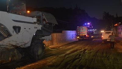 رصف 4 طرق رئيسية داخل مدينة شبين القناطر بتكلفة 130 مليون جنيه