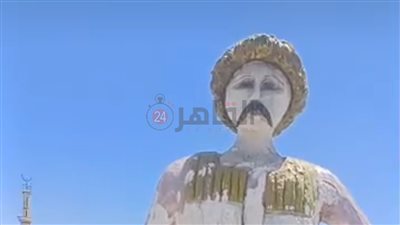 مزارع بشنب وسيدة تحمل بلاص ورضيع.. ثلاثة تماثيل علي مدخل قرية الكفور في المنيا تثير الجدل| صور