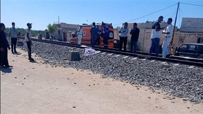 مصرع شاب صدمه قطار أمام قرية الشوشة ببني سويف 