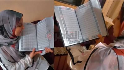 إيمان حفظت القرآن خلال عام وكتبته بخط يدها بقنا: أعظم لحظات حياتي.. وأتمنى مقابلة شيخ الأزهر